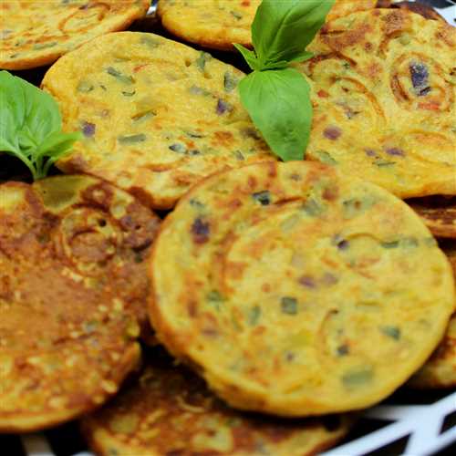 Pancake salati con verdure